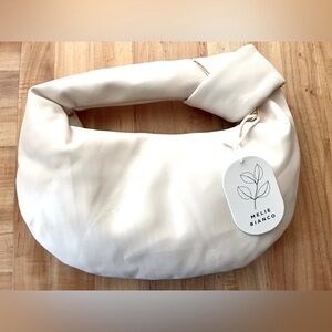 Melie Bianco Off-White Knot Bag